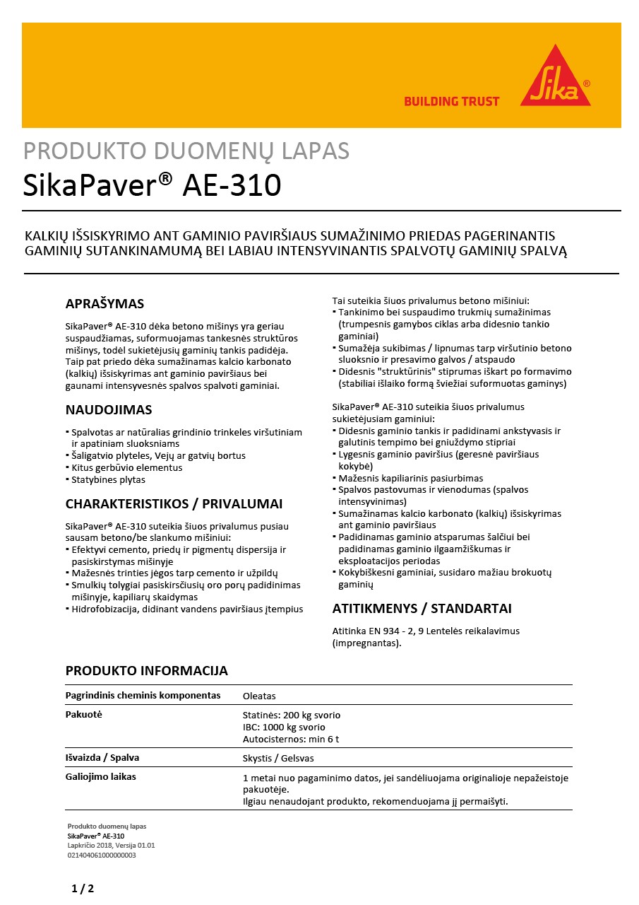 SikaPaver® AE-310