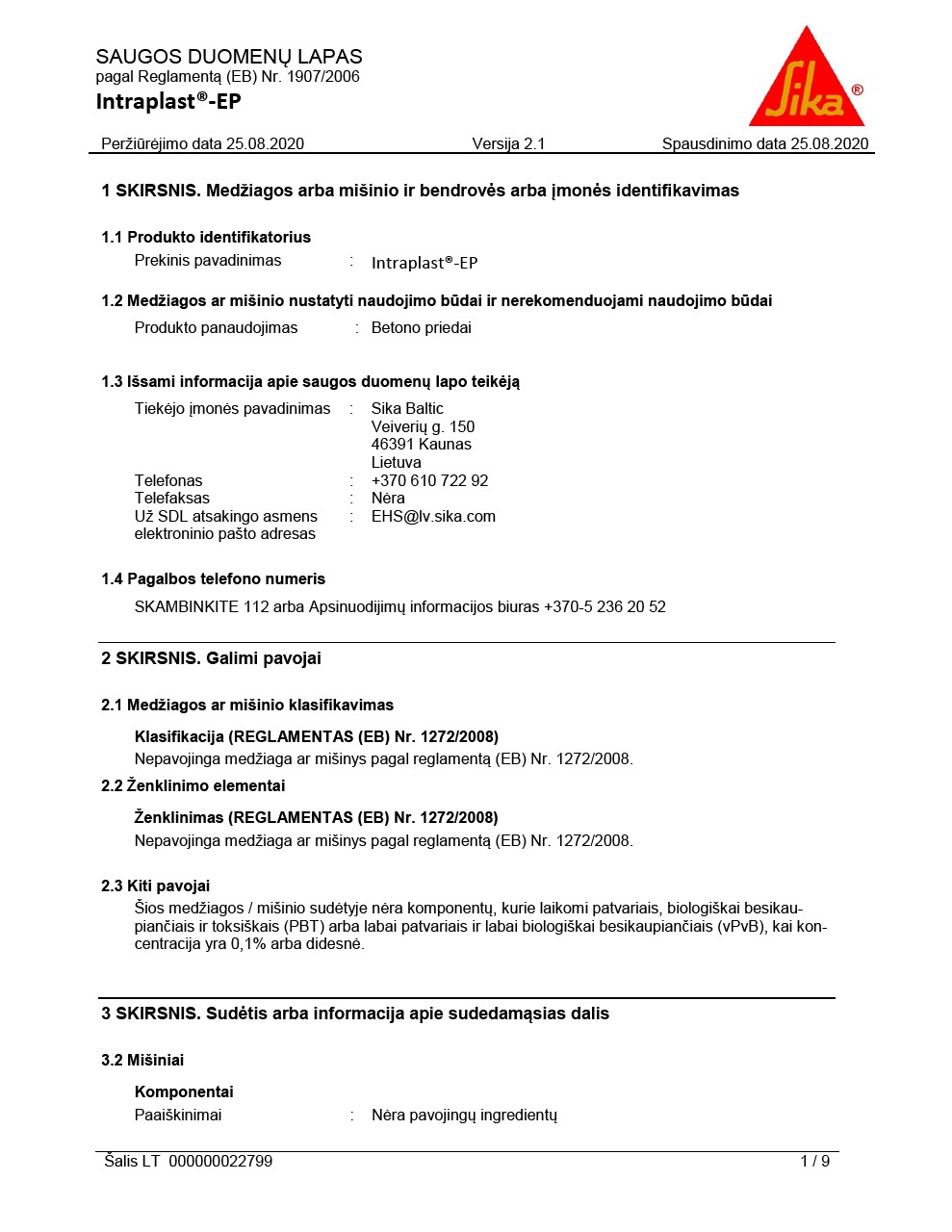 Intraplast®-EP SDL
