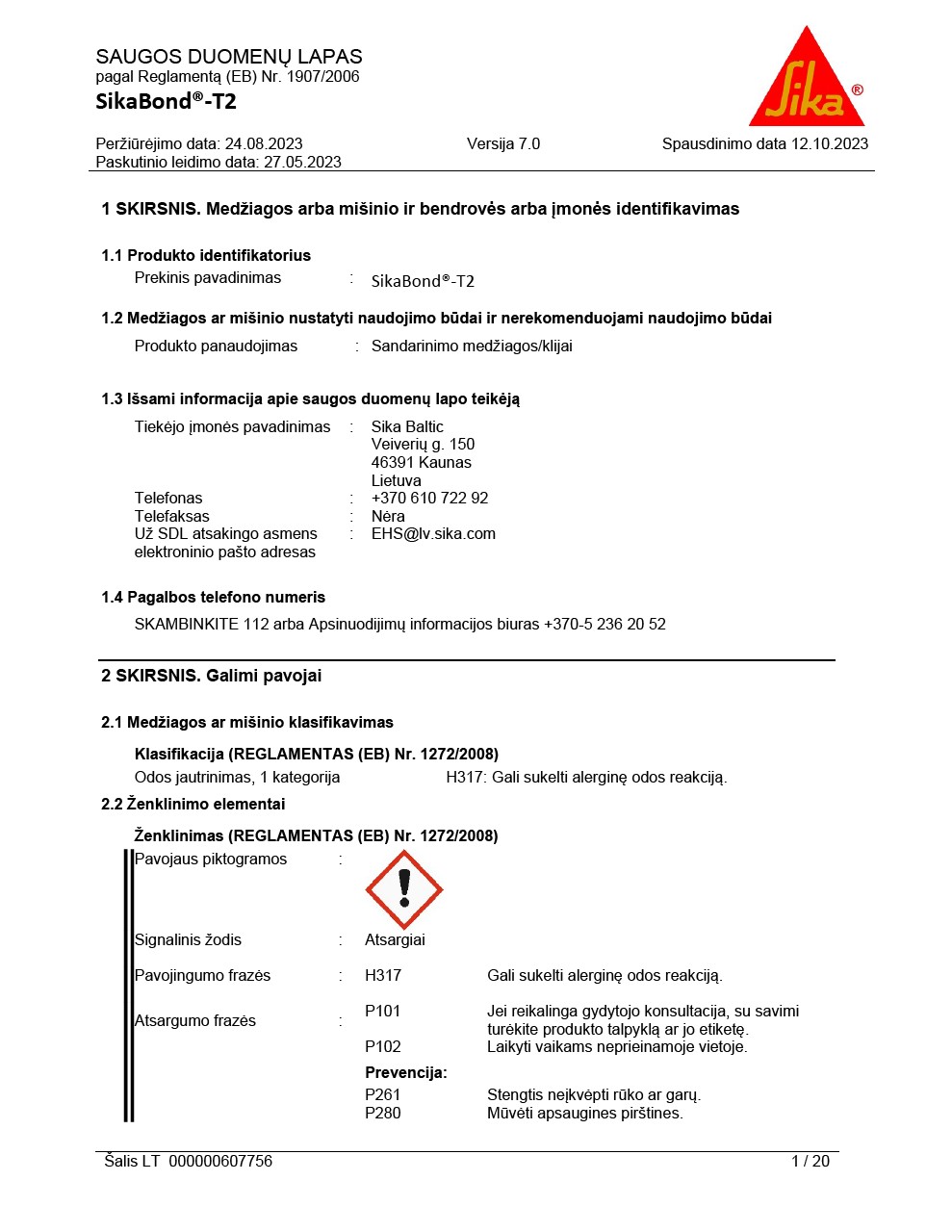 SikaBond®-T2 SDL