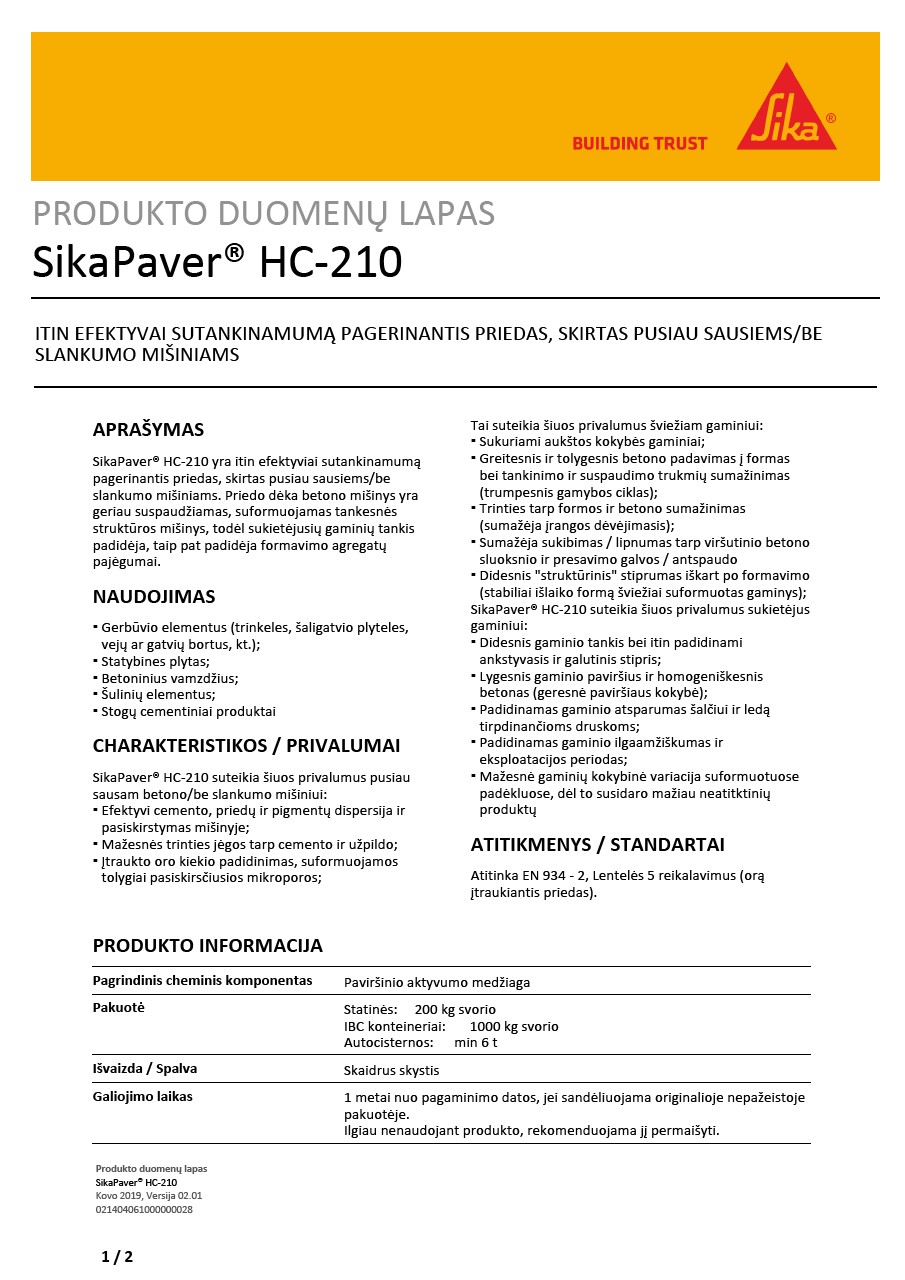 SikaPaver® HC-210